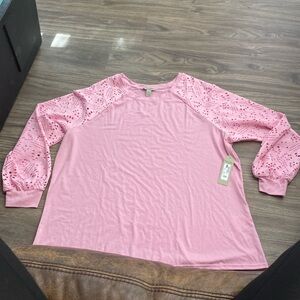 Nine.Eight Women Casual Long Sleeve Round Neck Pullover Size XXL